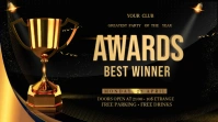 Awards Display Pantalla Digital (16:9) template