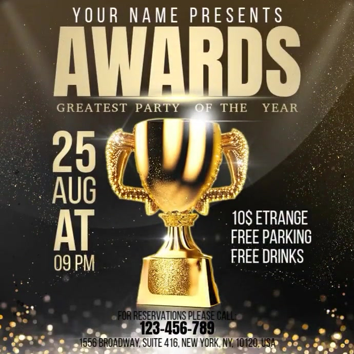 Awards Flyer Template | PosterMyWall