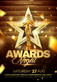 award night video ads flyer Template | PosterMyWall