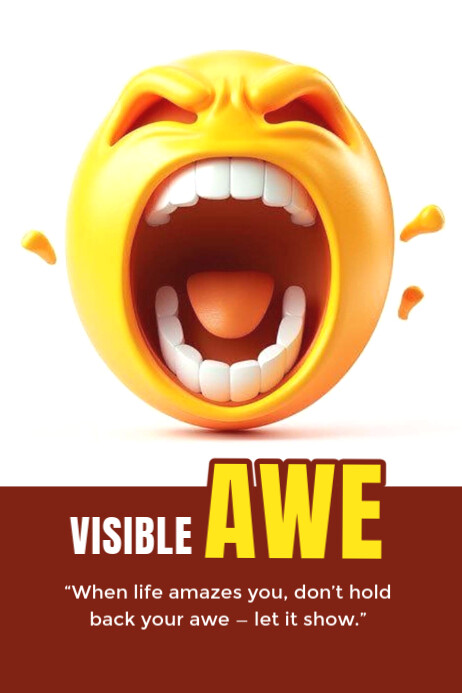 Plantilla de Awe | PosterMyWall