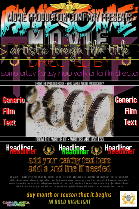 Generic Movie Poster