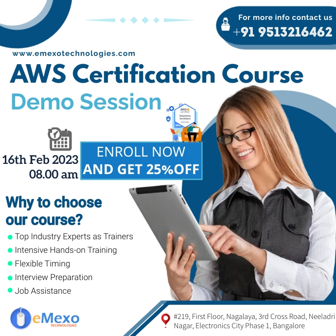 AWS Demo Session 16 feb Template | PosterMyWall