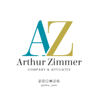 AZ Letters Modern & Minimal Company Logo Square Cuadrado (1:1) template