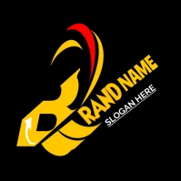 B logo, luxury logo, anniversary logo template