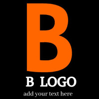 B LOGO Logotipo template
