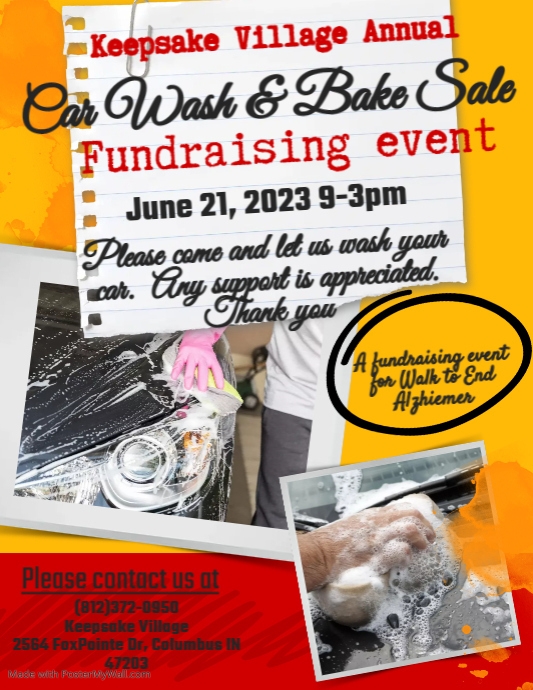 Car Wash Fundraising Flyer PosterMyWall