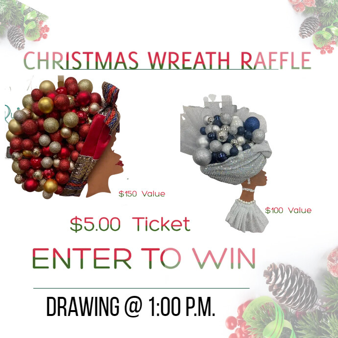 SPD 55&Better Christmas Holiday Raffle (1) | PosterMyWall