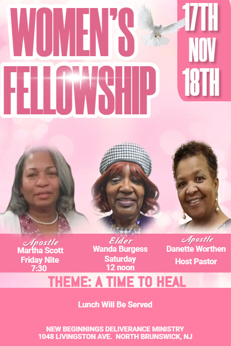 WOMEN'S FELLOWSHIP FINAL | PosterMyWall
