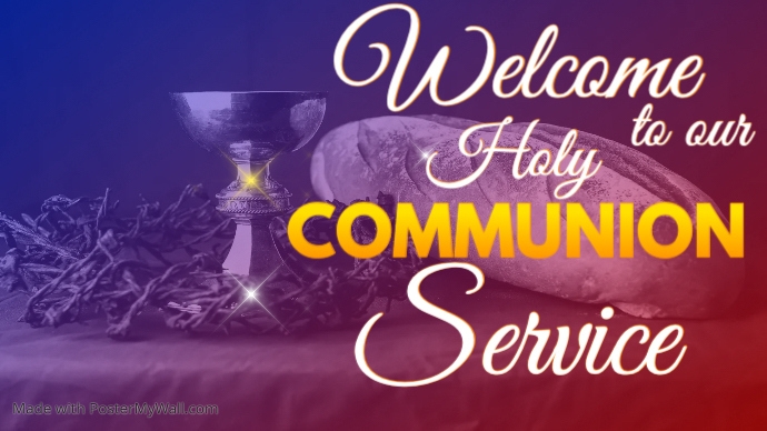 Communion service | PosterMyWall