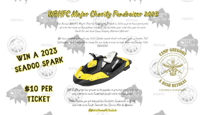 Sticker Major Raffle Copy of JetSki_Major Charity Raffle_2023 (2) | PosterMyWall