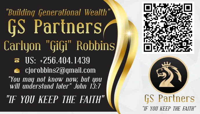 Back Business Card template