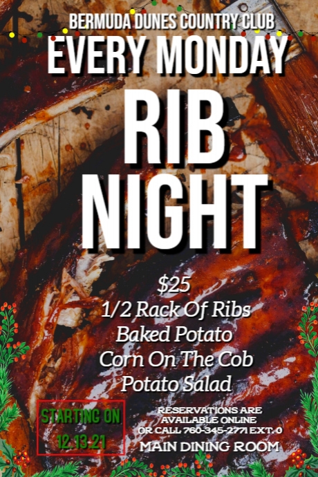 Copy of Template ribs | PosterMyWall