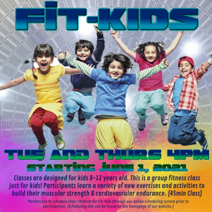 Copy of Fit-Kids Class | PosterMyWall