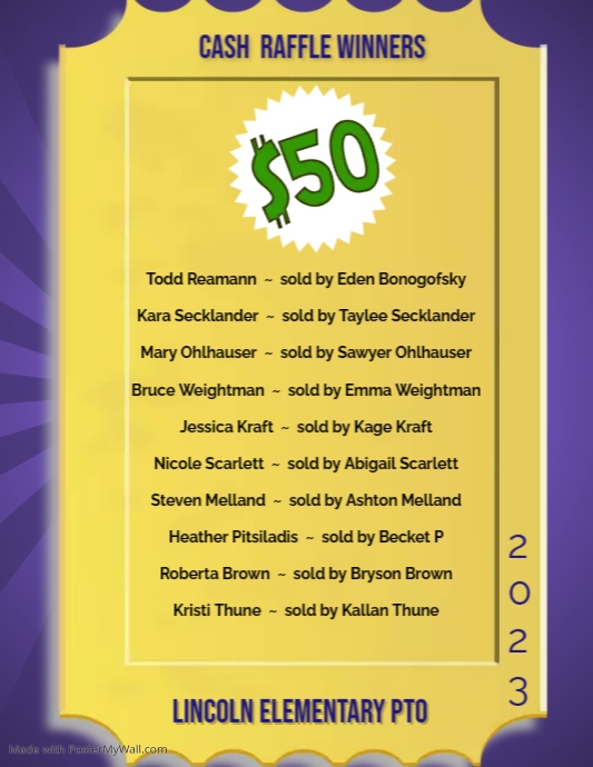 Copy of Raffle Ticket Prize (1) | PosterMyWall