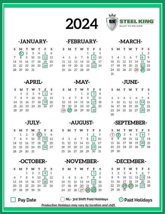 8 Row Calander SK 2024 Calander (1) | PosterMyWall