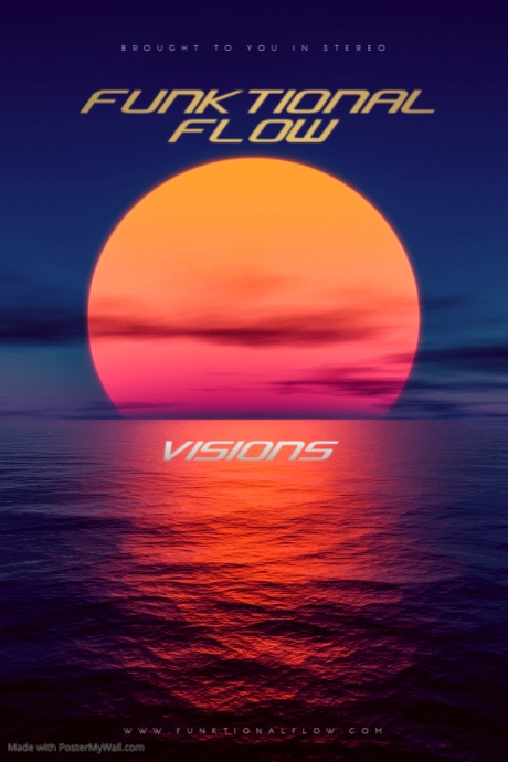 Copy of Copy of Sunset Retro 80's CD Cover Art Template | PosterMyWall