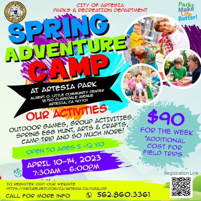 Spring Adventure Camp | PosterMyWall