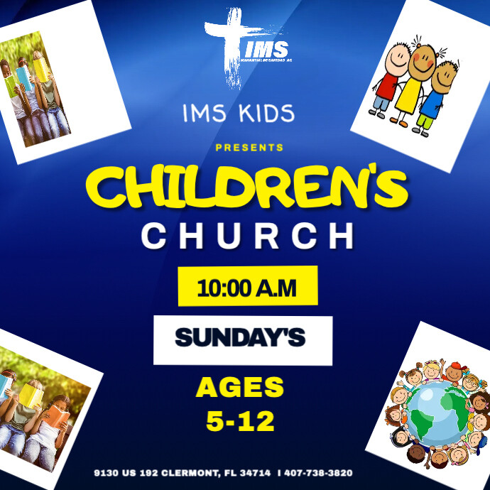 Copy of CHILDREN CHURCH | PosterMyWall