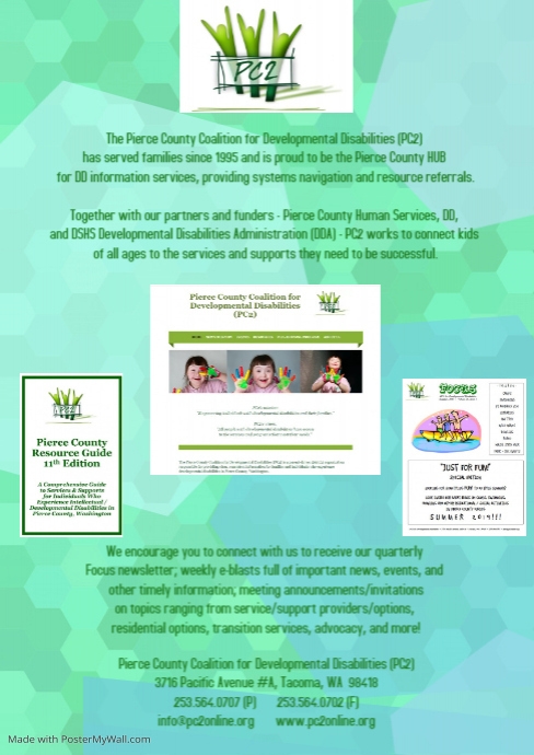 Hexagon Poster A4 template