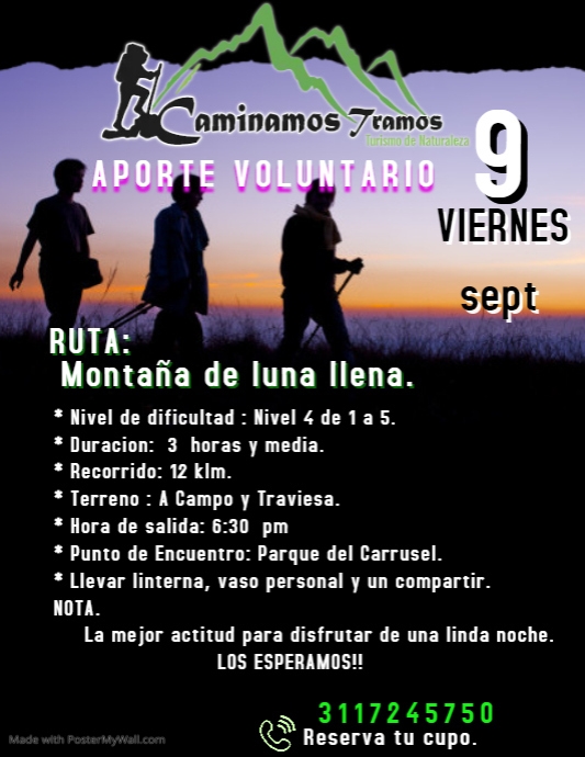 Copia de Hiking Club Flyer Design Template