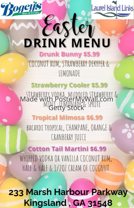 Copy of Easter Kids Menu Flyer | PosterMyWall