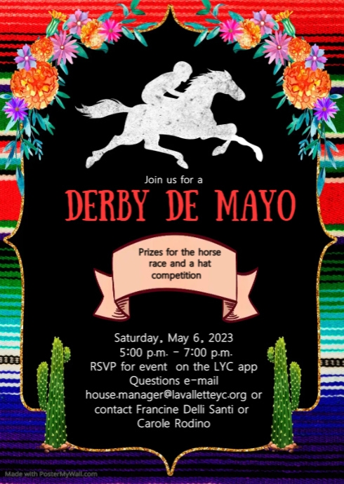 Derby de mayo theme invitation | PosterMyWall