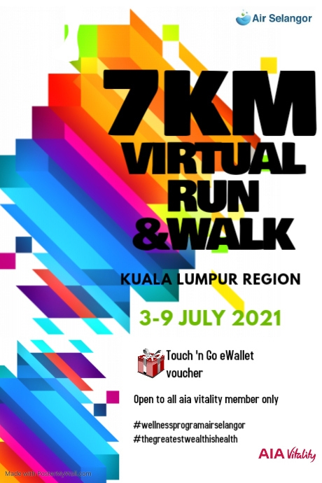 Copy of 5K Run & Walk Flyer | PosterMyWall