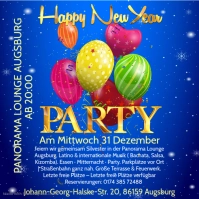 🎉 Silvesterparty 2026 – Panorama Lounge Augsburg 🎉