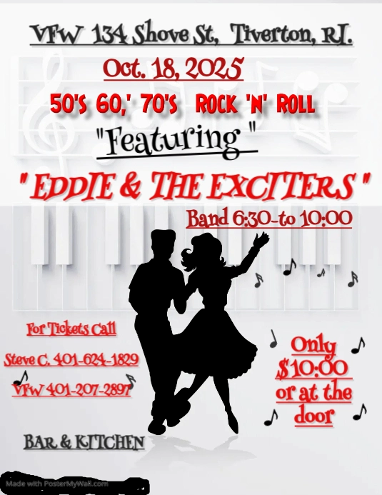 Rock n Roll Poster Flyer (US Letter) template