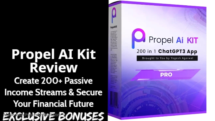 Propel Gui Copy of Propel AI Kit Review | PosterMyWall