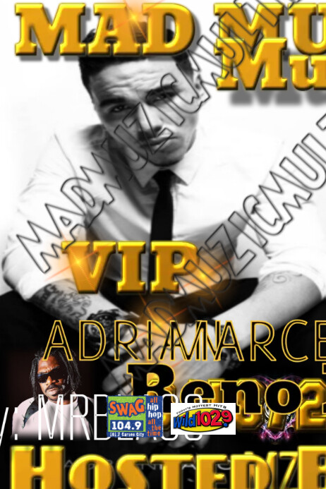 concert vip pass Template | PosterMyWall