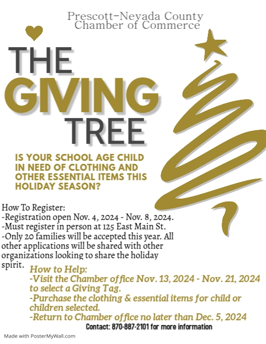 Christmas Giving Tree Flyer Template