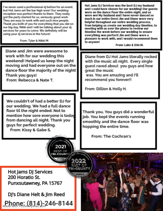 Copy of Wedding DJ Flyer Template PosterMyWall