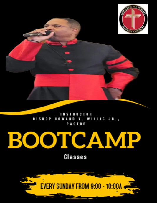BOOTCAMP FLYER | PosterMyWall