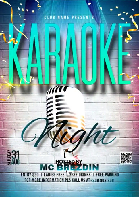KARAOKE NIGHT | PosterMyWall
