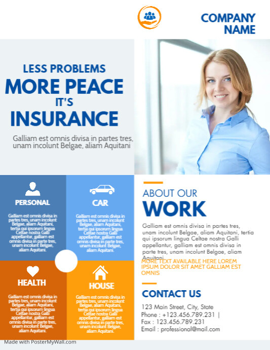 corporate professional service flyer advertis