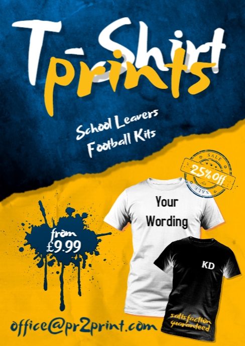 T-shirt print Poster A4 template