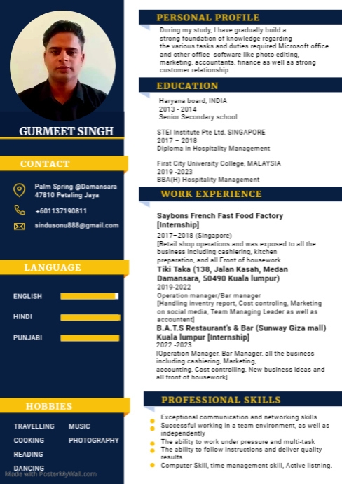 SIMPLE MODERN RESUME TEMPLATE DESIGN - B9be47c90a3377b3666b79aad4a3f534 Screen