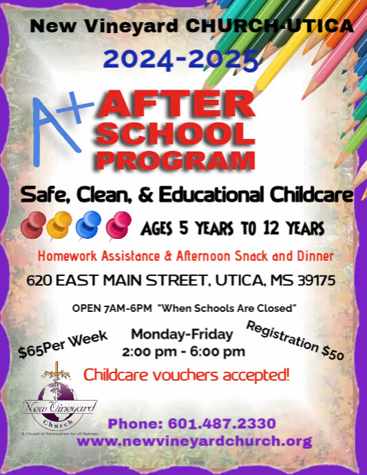 After School Program Flyer (US Letter) template