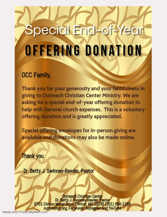 Church Tithe and Offering Template | PosterMyWall