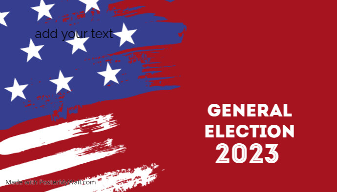 Elections 2020 blog header us president color | PosterMyWall