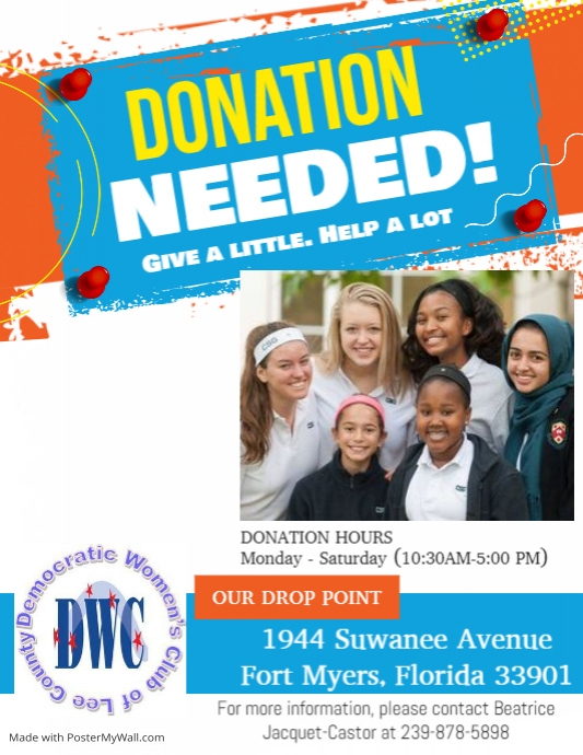 Donation Needed Charity Fundraiser Flyer (US Letter) template