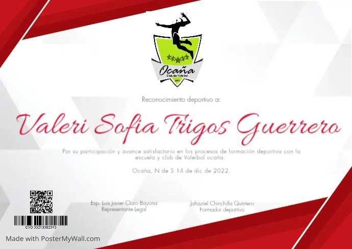 Copy of Copia de Free Printable Certificate | PosterMyWall