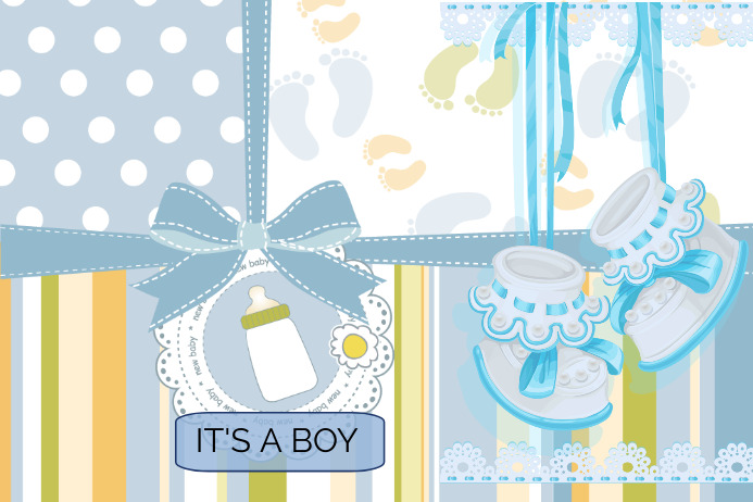 BAby announcement (3) Template | PosterMyWall