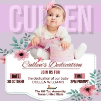 baby announcement Instagram Post template