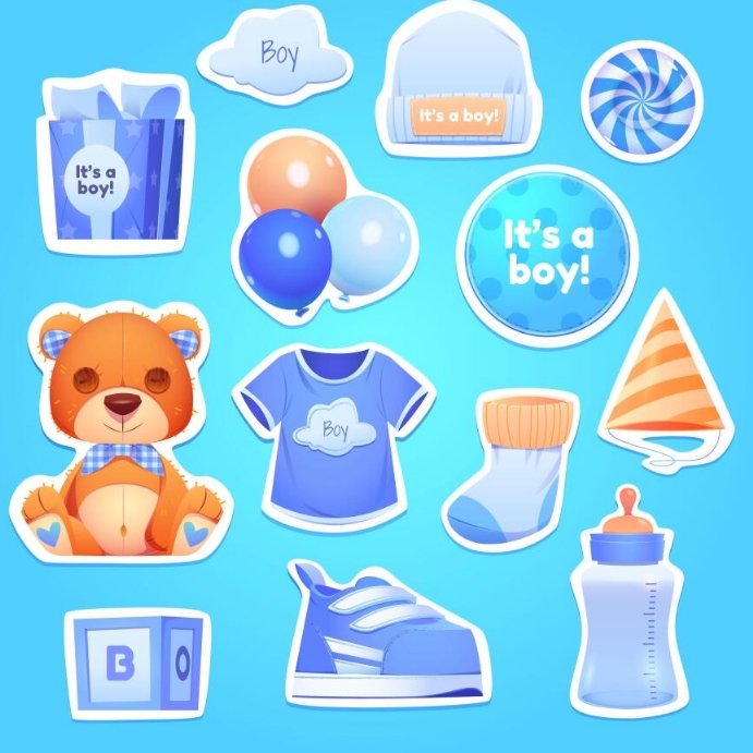 Baby announcement flyer design Template PosterMyWall