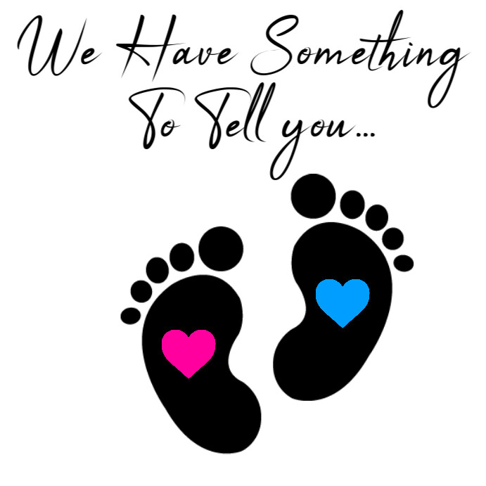 Baby Announcement  Instagram Post template