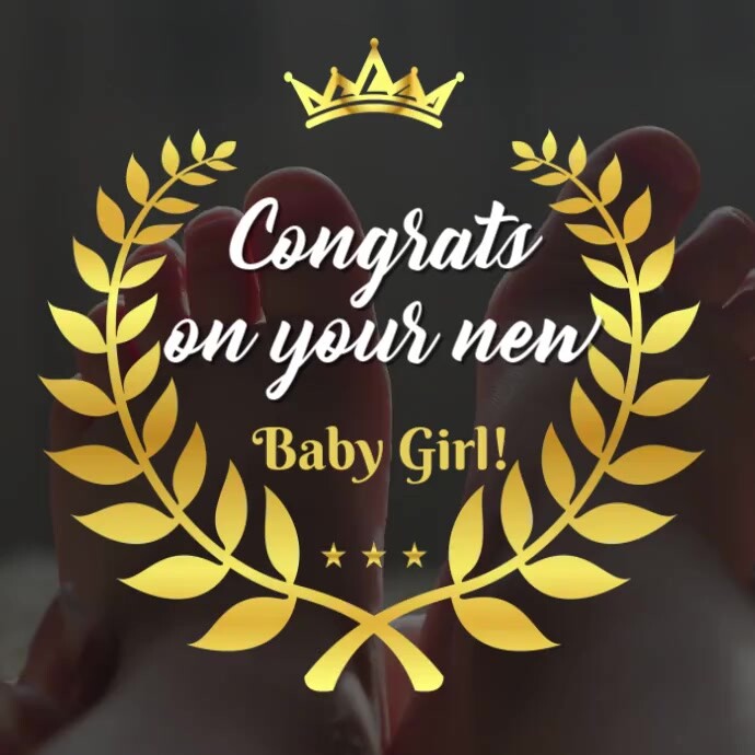 Baby Announcement Instagram Post Template PosterMyWall