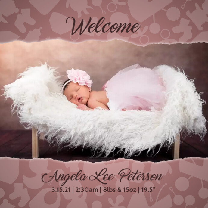 Modele Bebe Annonce Photo Instagram Post Postermywall Modele Bebe Annonce Photo Instagram Post Postermywall