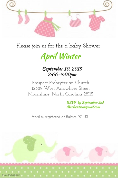 Baby Announcement template | PosterMyWall